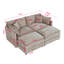 Canapé-lit en chenille moderne avec repose-pieds-1006864279-1006864278
