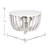 Dumas 3-Light Wood Bead Flush Mount - Gray-1309926631