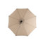 Parasol de marché suspendu 10 pi à DEL solaire (sans base)-1844567476