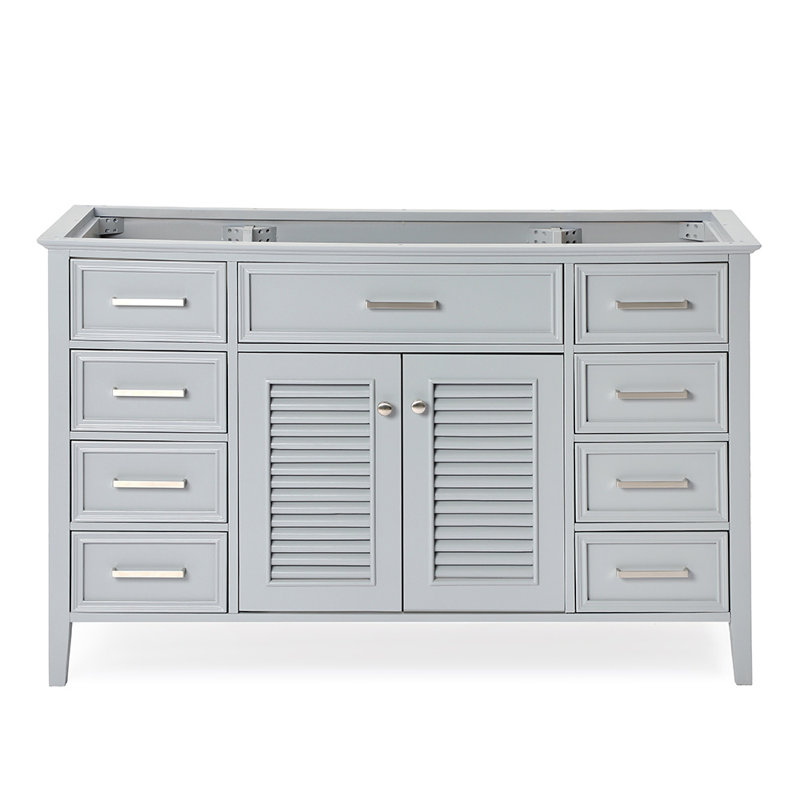 Base de meuble-lavabo simple 55 po Ferree, Gris