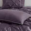 Ensemble d'édredon touffeté 7 pièces prune complète-117508766-117508765