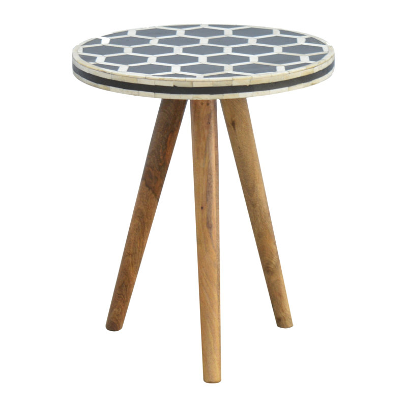 Tabouret à trépied Bone Inlay