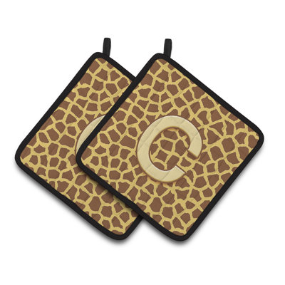 Brown/Yellow manique (ensemble de 2)
