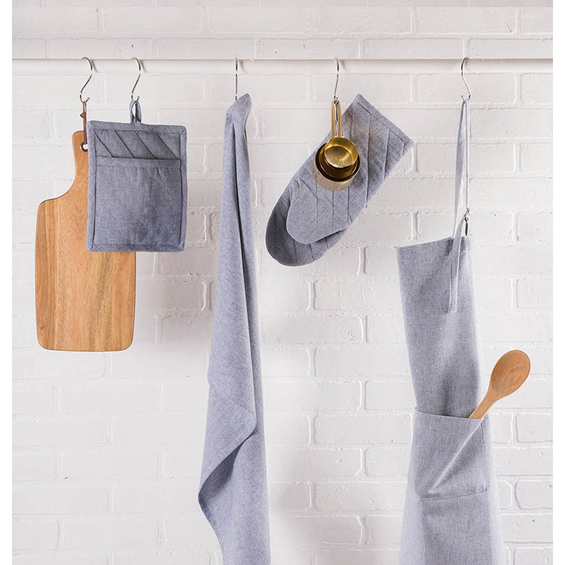 Gant de cuisine Kristina, Bleu Chambray
