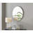 Alcantera Round Metal Frame Wall Mirror Simple and Elegant Modern Design-75322304-75322305