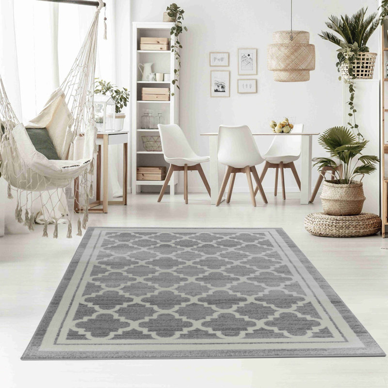 Tapis marocain gris 7 pi x 10 pi