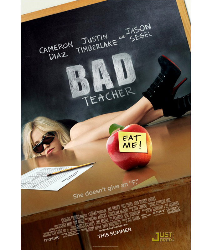 Bad Teacher, 24" H x 16" W