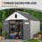 iYofe 8 ft. W x 10 ft. D Resin Storage Shed