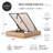 Queen Wooden Platform Bed Frame Without Headboard, Hydraulic Lift Up Storage, No Box Spring Needed, Natural Wood-962734967-962734965