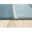 Tapis bleu en laine fait à la main Patillo Cabo-259379719