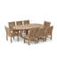 Outdoor 9 - Piece Teak Dining Set