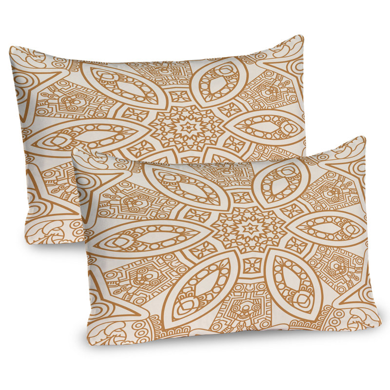Ensemble de 2 taies décoratives Ambesonne Beige, H 20 po x l 26 po