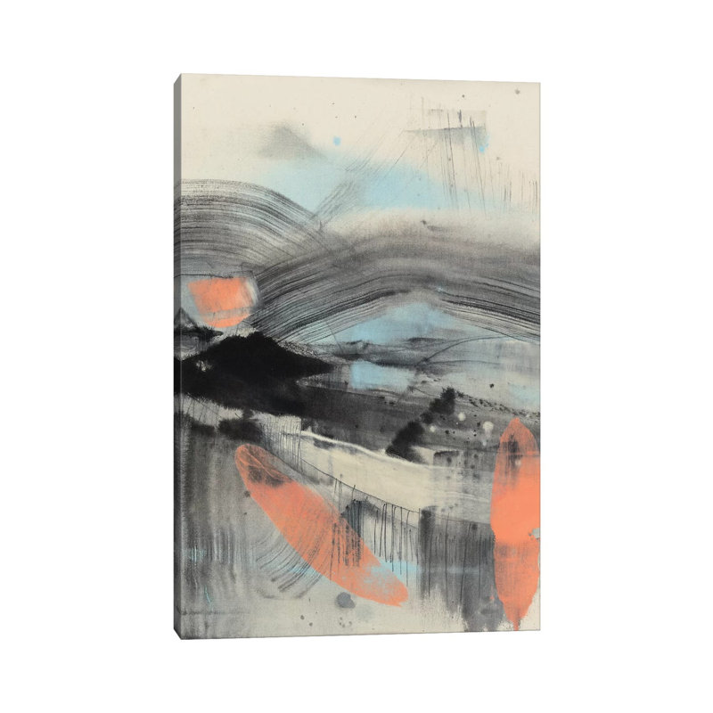 Twisting Range I by Jennifer Goldberger - Wrapped Canvas Gallery-Wrapped Canvas Giclée, 20.32 cm H x 30.48 cm W