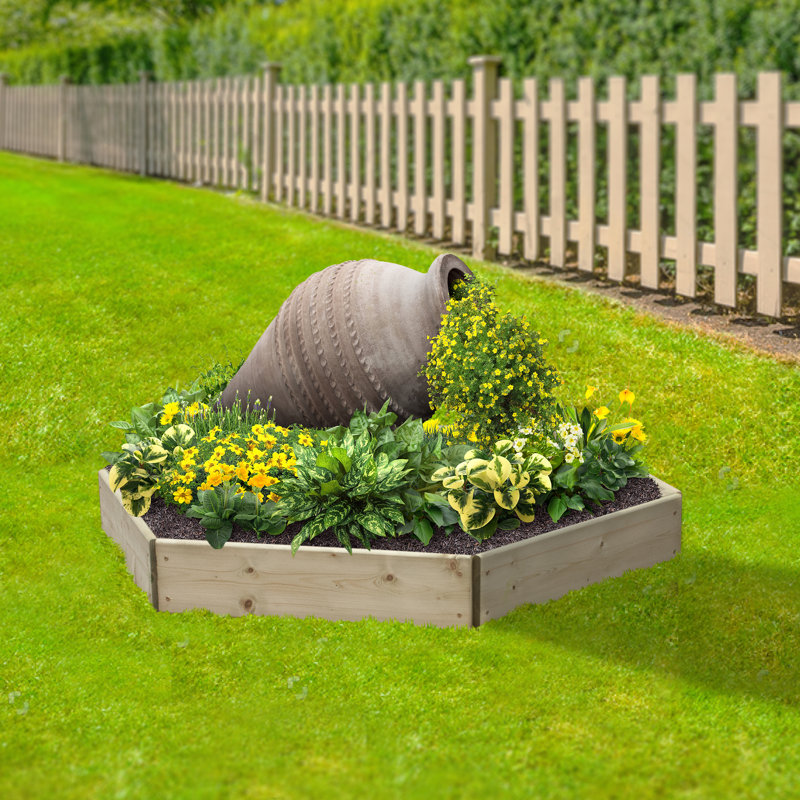 Sena Hexagonal Raised Bed - 60cm each side, Height 15cm