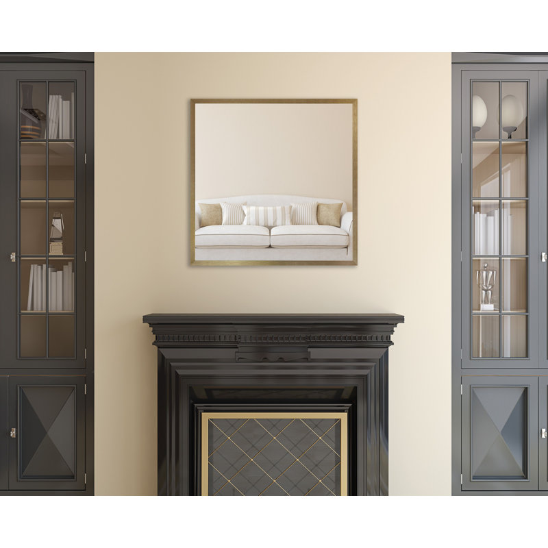 Whitworth Metal Flat Mirror, 31.125" H x 25.125" W