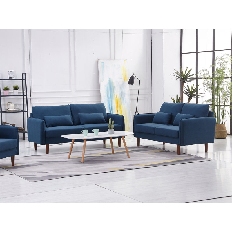 Ensemble de salon 2 pièces Overbeck, Polyester beige