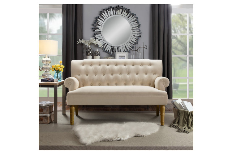 Bjorn 59" Rolled Arm Settee