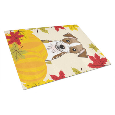 Caroline's Treasures Tempered Glass Thanksgiving Cutting Board