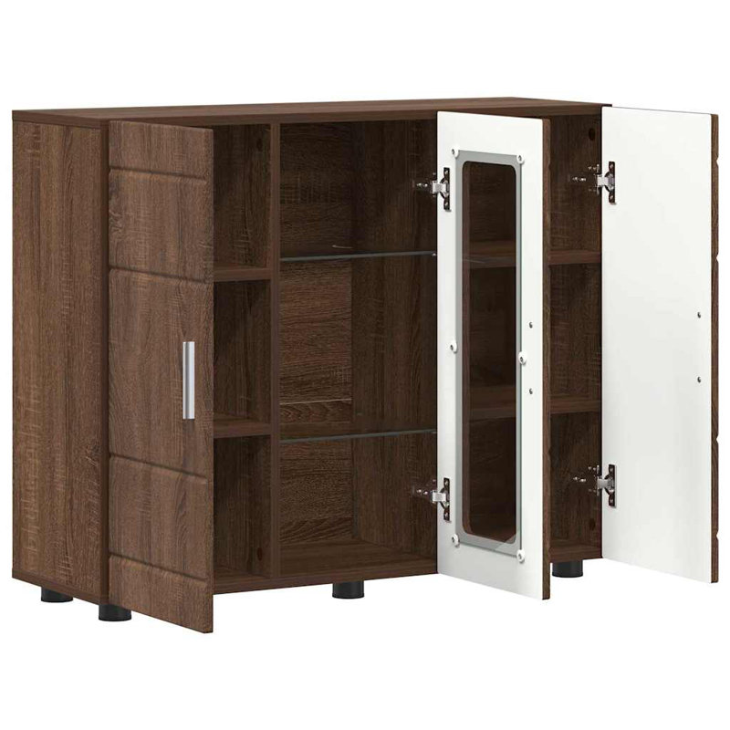88.5cm Sideboard, Brown Oak