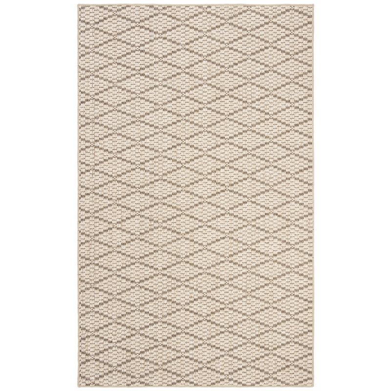 Aaltien Beach Jacquard Weave Sisal Geometric Rug, Rectangle 5' x 8'