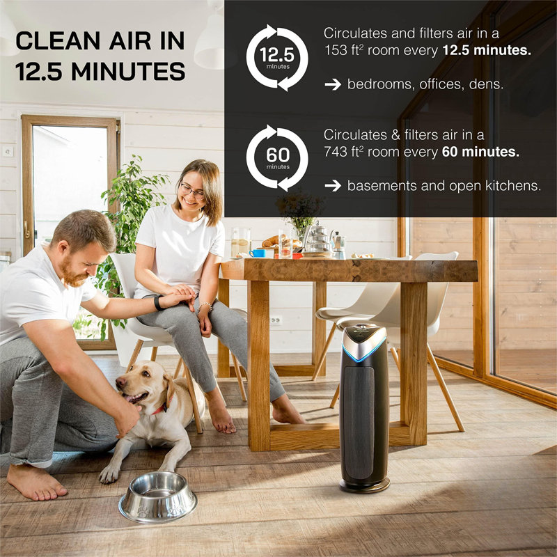 Purificateur d'air tour avec filtre HEPA