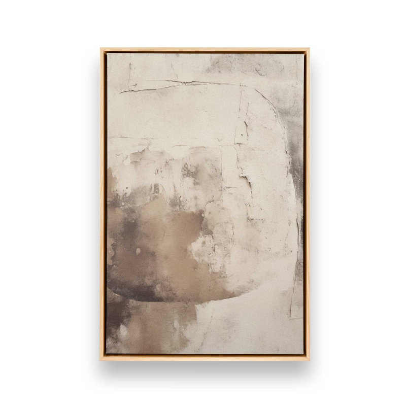 «Mocha Musings II», reproduction sur toile, Cadre américain en érable flottant, H 36,75 po x l 24,75 po x P 1,75 po