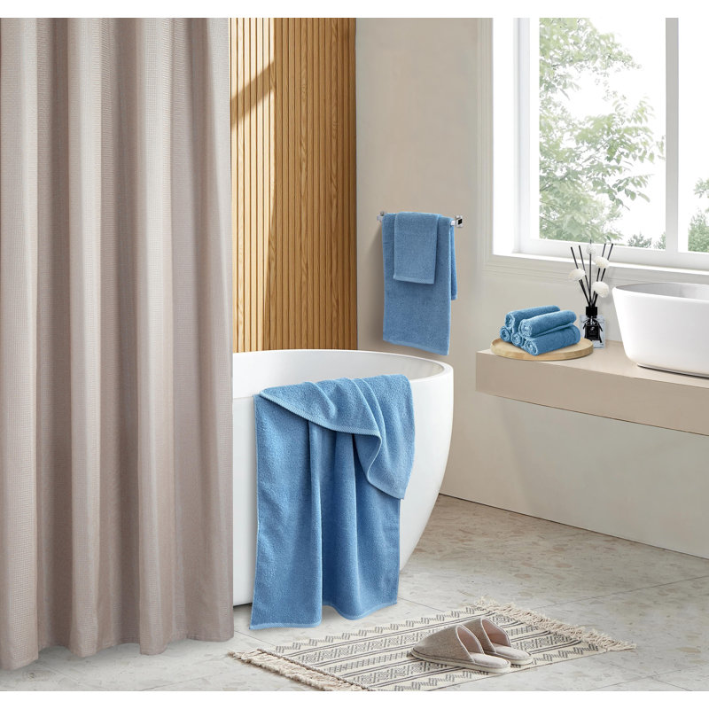 Serviette 100% coton Swift Home, Bleu