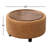 Eniyah Round Cocktail Ottoman with Storage-927757461
