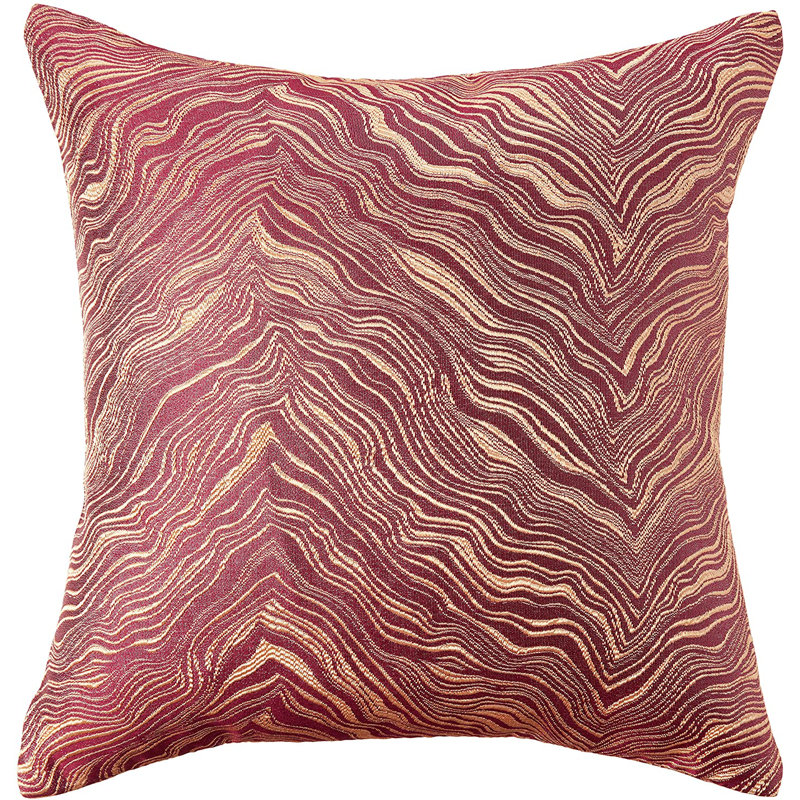 Housse de coussin Boutique Zebra Patern, Canneberge, Housse de coussin seulement - sans coussin
