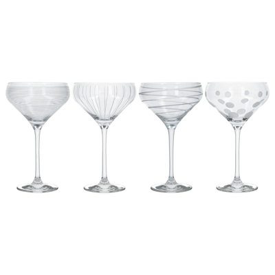 Mikasa Cheers Pack Of 4 Champagne Saucers
