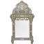 Damascene Flat Coquillage Wall Mirror