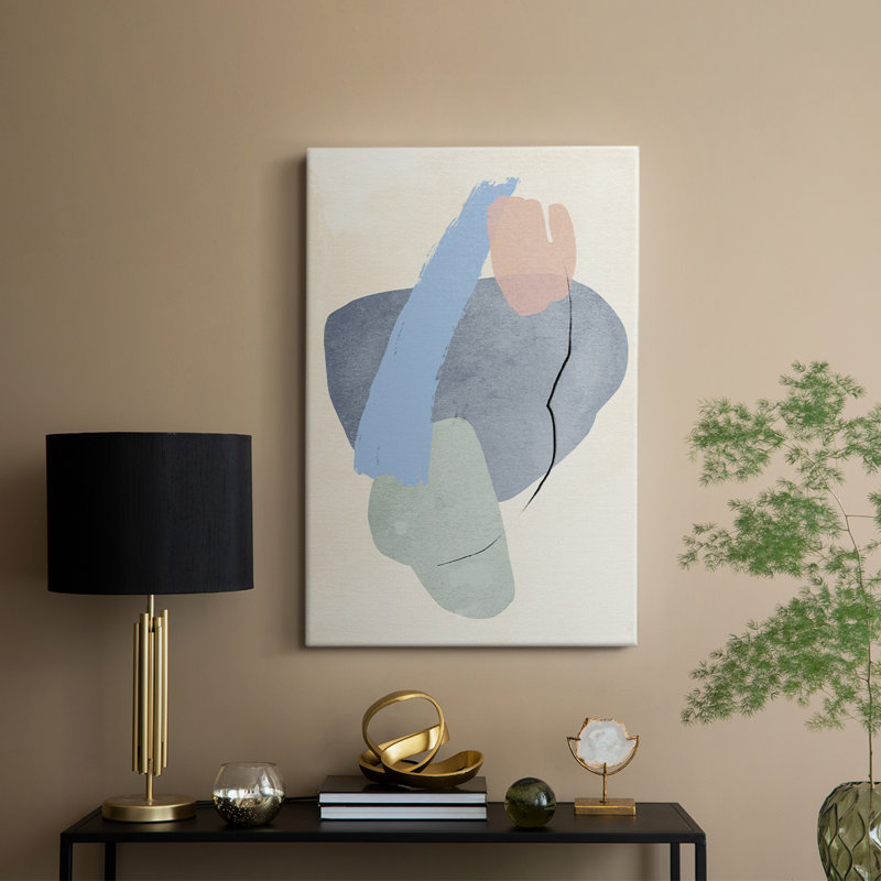 Pastel Assemblage I - Gallery Cavas