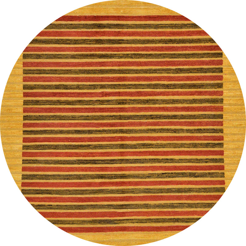 Abstract Indoor Rug, Round 6'