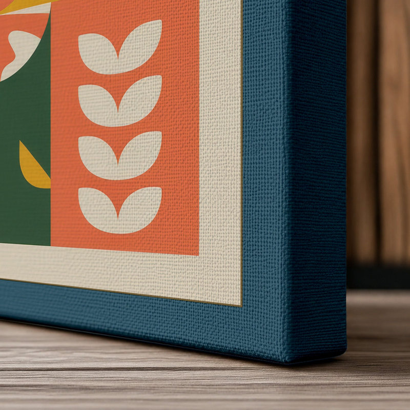 Print, 18x12 - 45.7 x 30.5 cm, Teal Border
