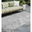 Tapis de couloir d'extérieur 8 po gris