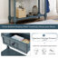 Console traditionnelle de la série Daisy avec 2 tiroirs et une tablette inférieure, table d'appoint classique pour salon-2056917521-2056917522-2056917526