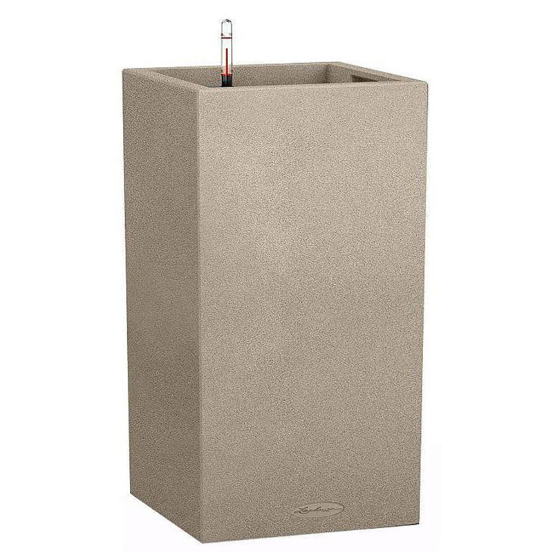 Canto Planter Box, Sand Beige, 56cm H x 30cm W x 30cm D