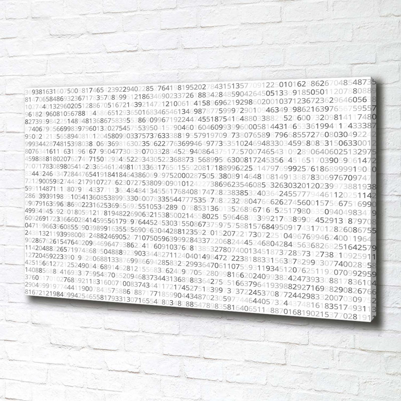 Binary Code - Wrapped Canvas Print