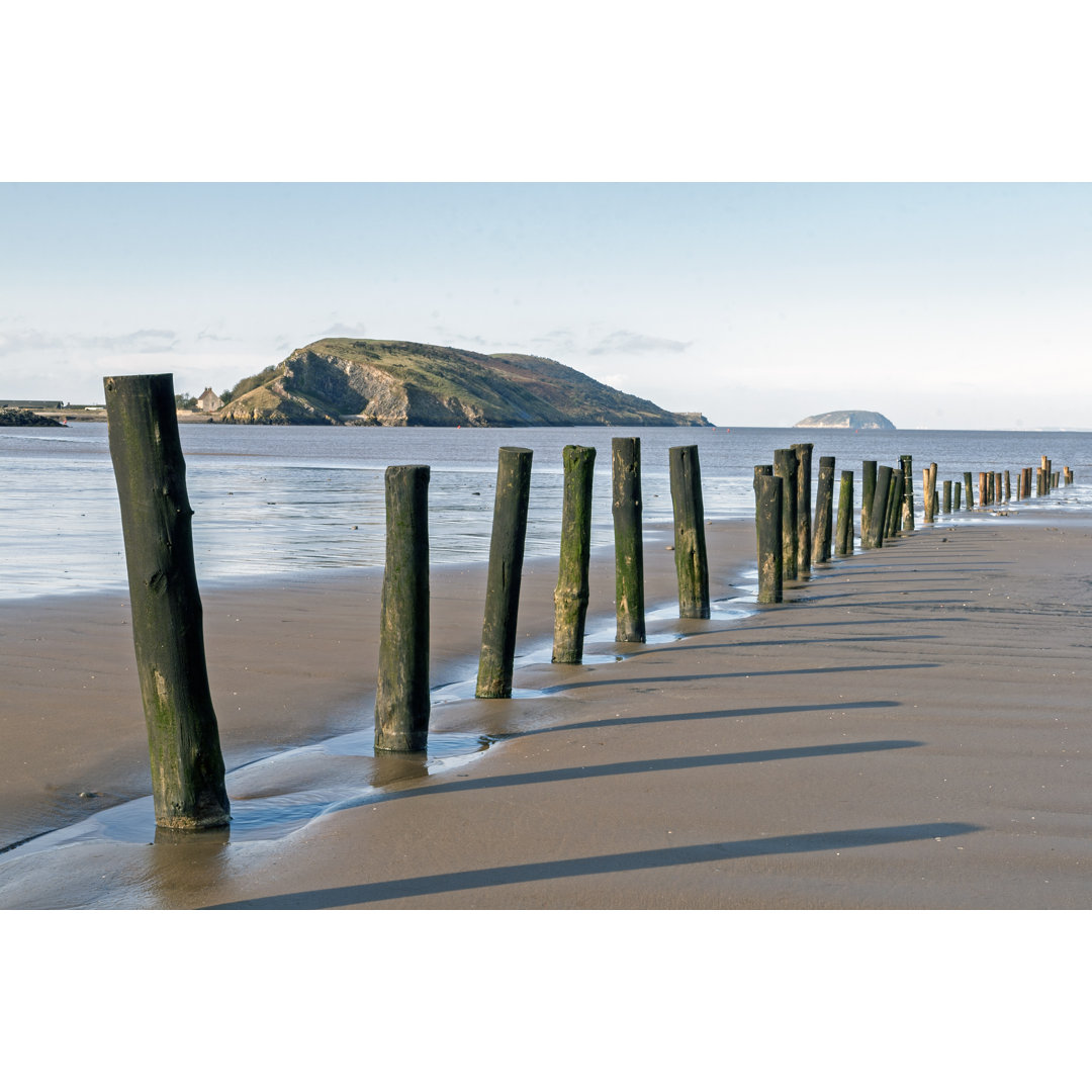 Groynes, Somerset - Leinwandbild