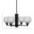 Edge 4 Light Chandelier With 6" Glass-98559897-98559898