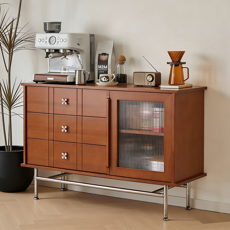 Commode décorative rétro exquise, H 31,11 po x l 43,31 po x P 15,74 po