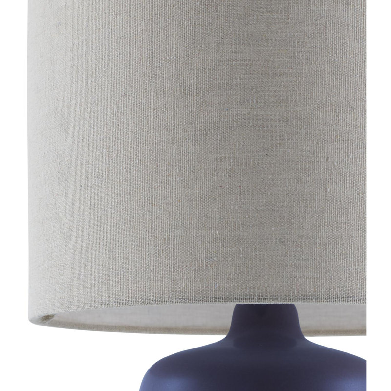 Pramit Accent Table Lamp, Blue