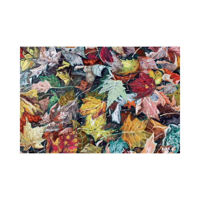 Autumn Debris 1 Piece Wrapped Canvas Wall Art