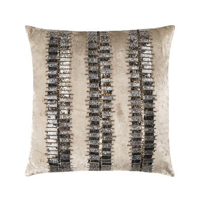 Mira Square Velvet Pillow Cover & Insert