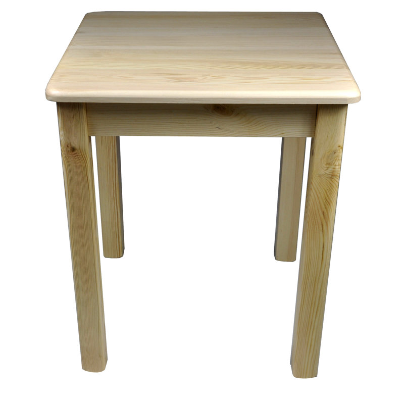 Pine Solid Wood Dining Table, Varnished pine