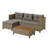 Patio Sofa Set with Coffee Table-1490592995