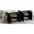 72" Bathroom Vanity Set with Double Vanities (Separate), Double Ceramic Sinks, Soft-Close Doors & Adjustable Shelf – Retro Espresso Storage Cabinet for Stylish Bathroom Organization