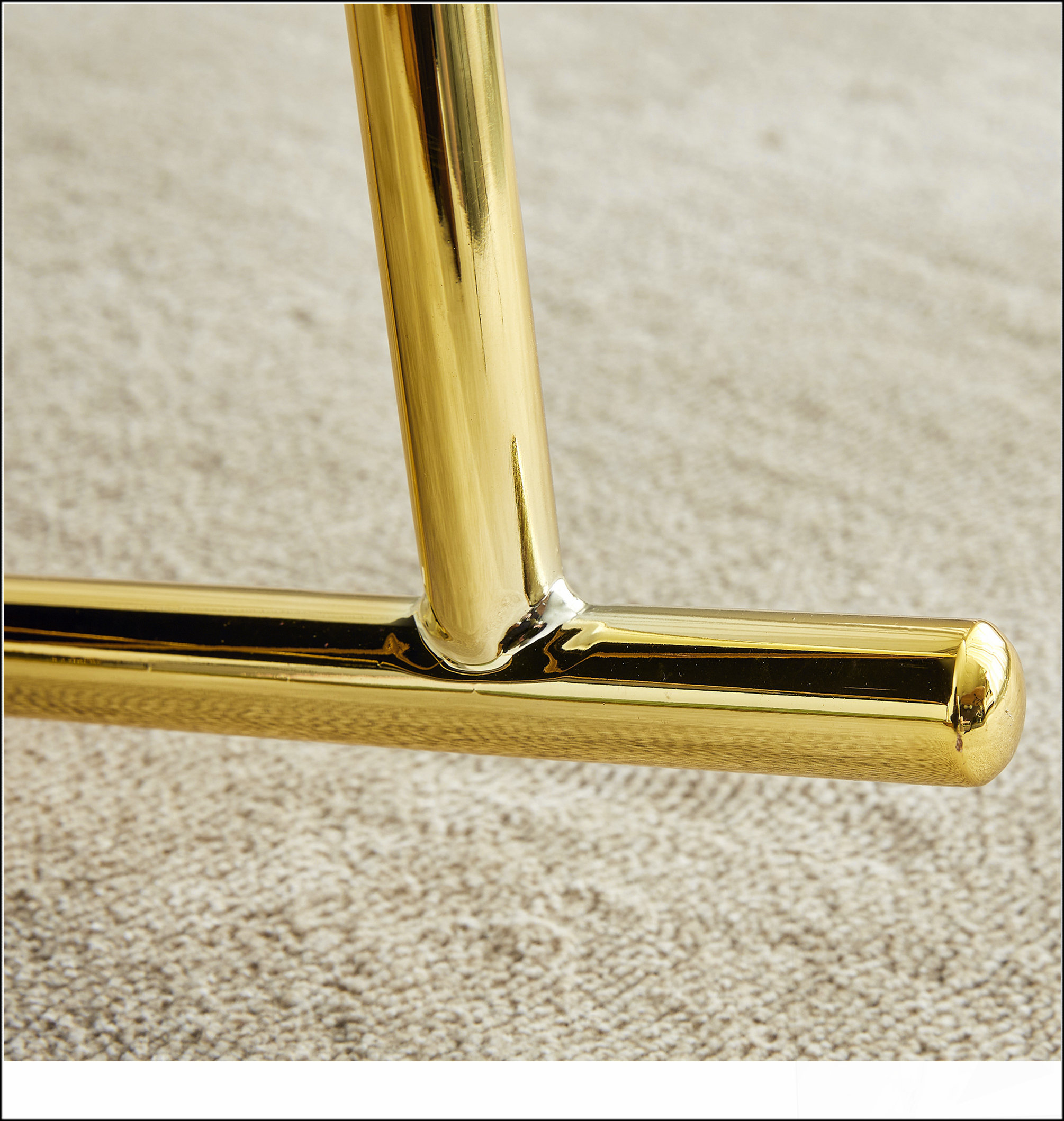 Mercer41 Cushioned Rocking Chair With Metal Frame, Comfortable ...