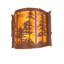 Rustic Lodge 2 - Light Flush Mounted Sconce