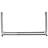 Wall Mounted Folding Tire Rack 32"- 48" Adjustable Storage Rack for Garage